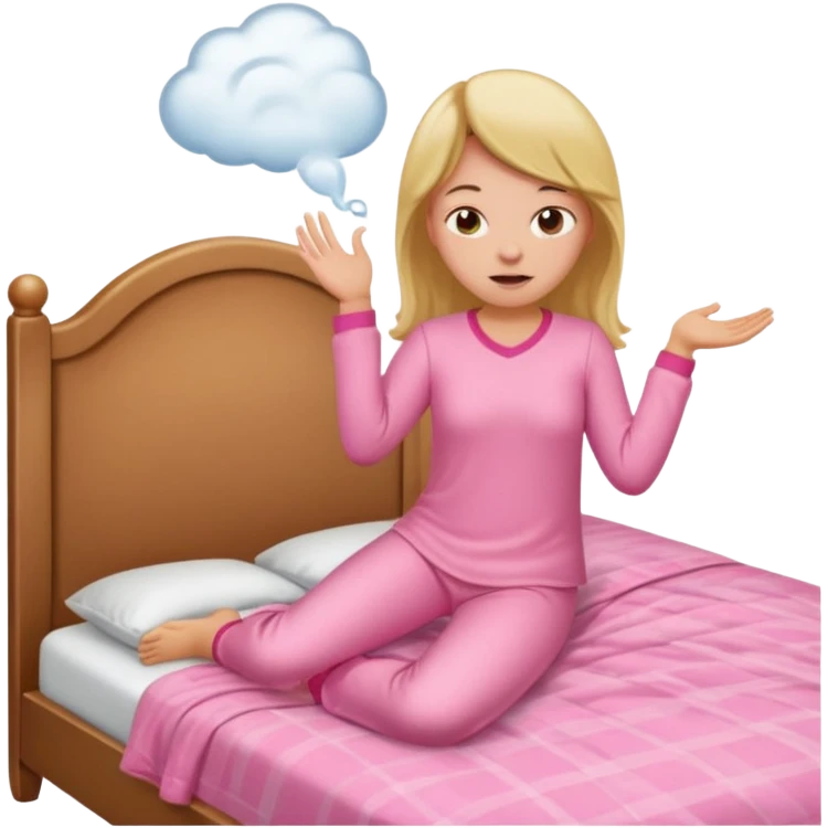 girl farting in bed emoji emoji