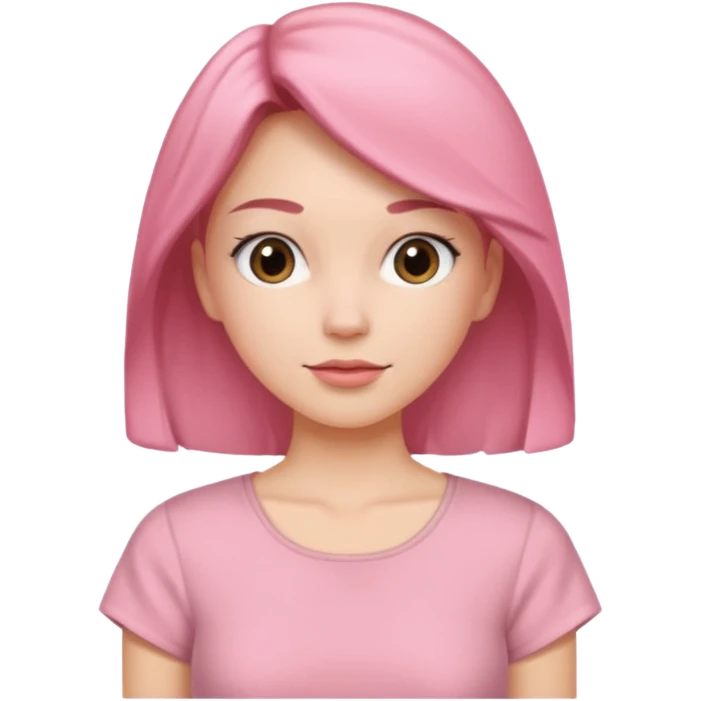 Rose-pink women’s top with short sleeves, soft fabric, gentle lighting, isolated on plain background. Complete plain, no textures. emoji