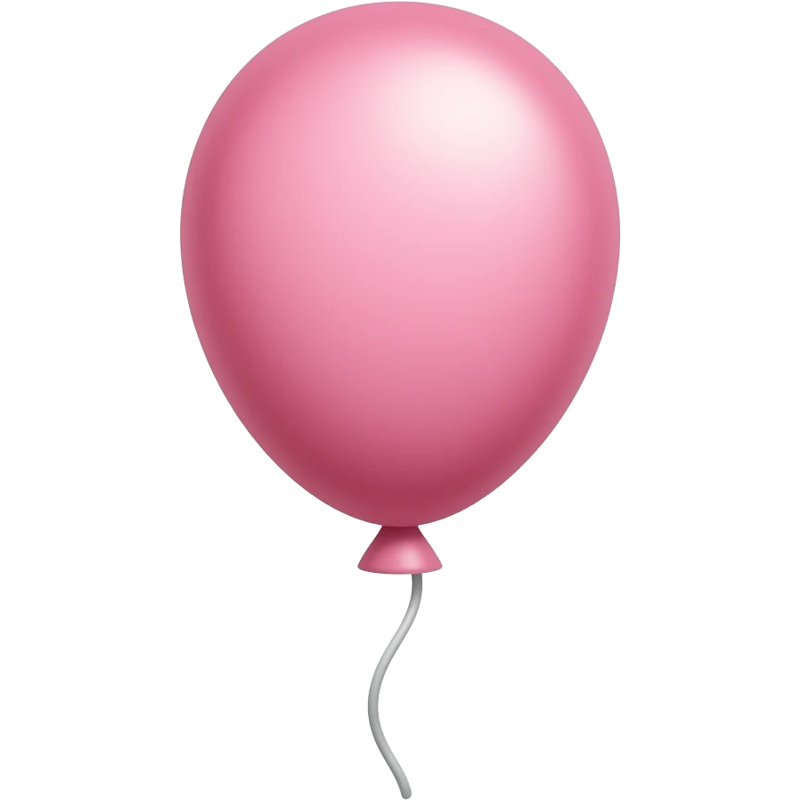 pink balloon with a string emoji