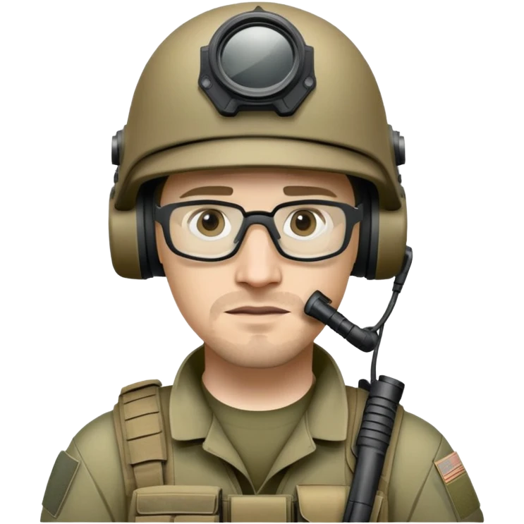 Edward Snowden as an operator from call of duty emoji