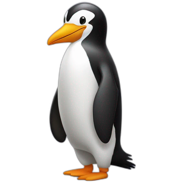 Pingouin debout emoji