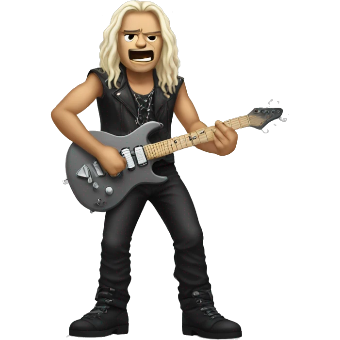 heavy metal dude emoji