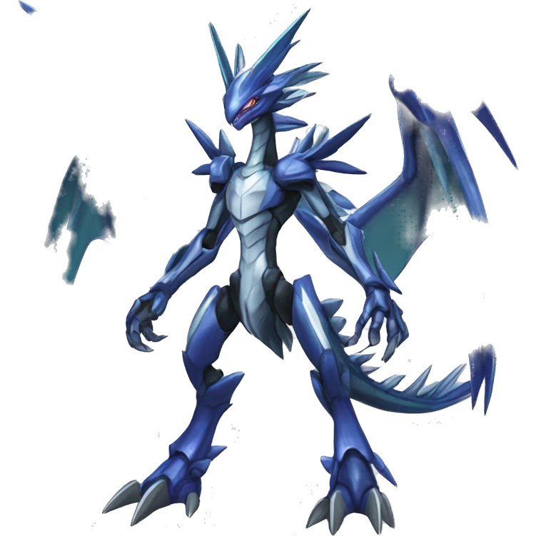  Cool Edgy Shiny Godly Ethereal Digimon-Genesect-Dialga-Reptile full body emoji