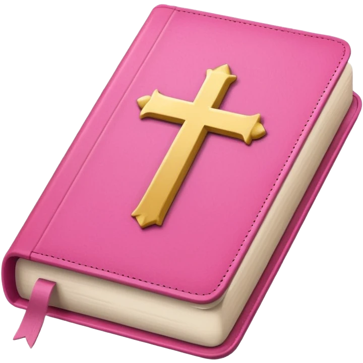 cute pink bible emoji