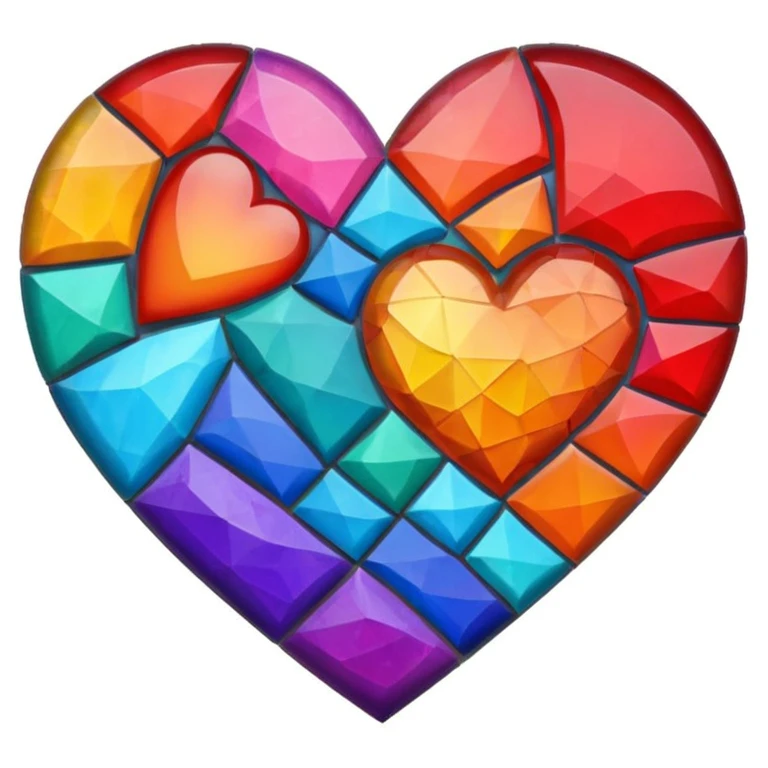 art themed heart emoji