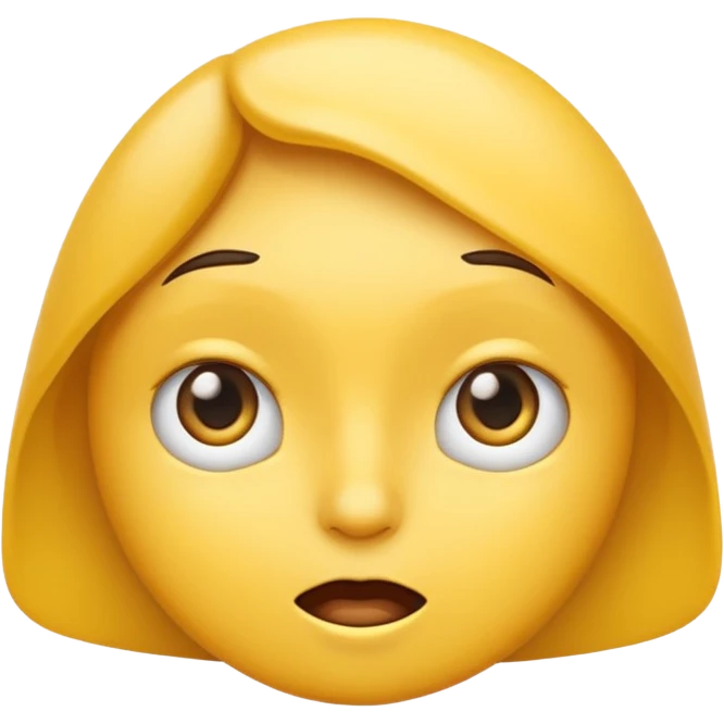 Emoji giving side eye emoji