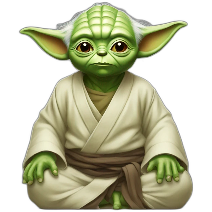 Yoda dans une Toyota emoji