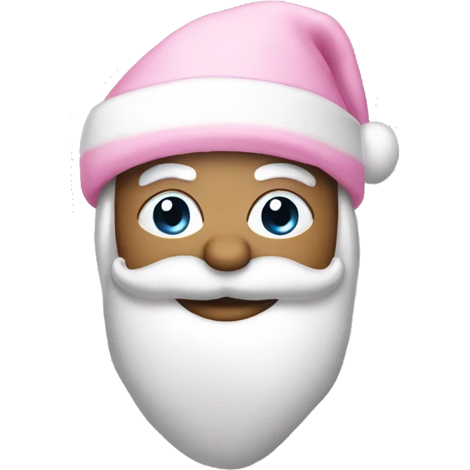 light pink santa hat emoji