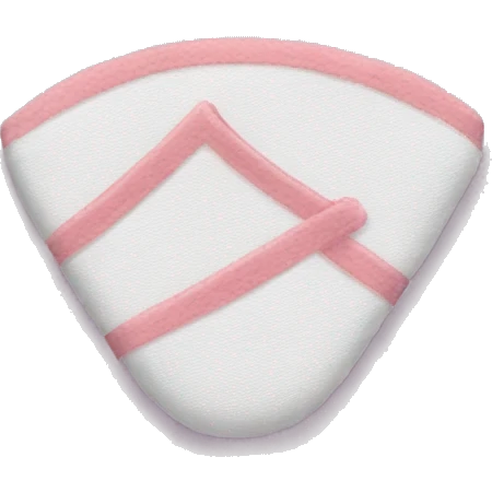 Cotton menstrual pad emoji