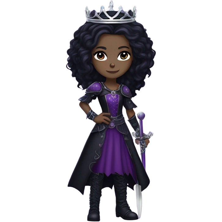 raven queen from mattel ever after high emoji