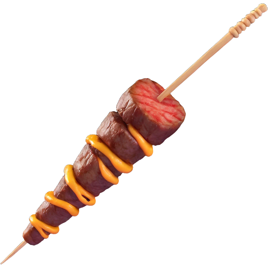 picanha on a skewer emoji