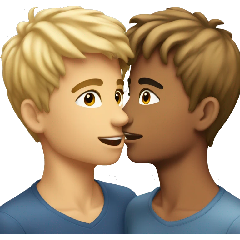 Two kissing twink boys emoji
