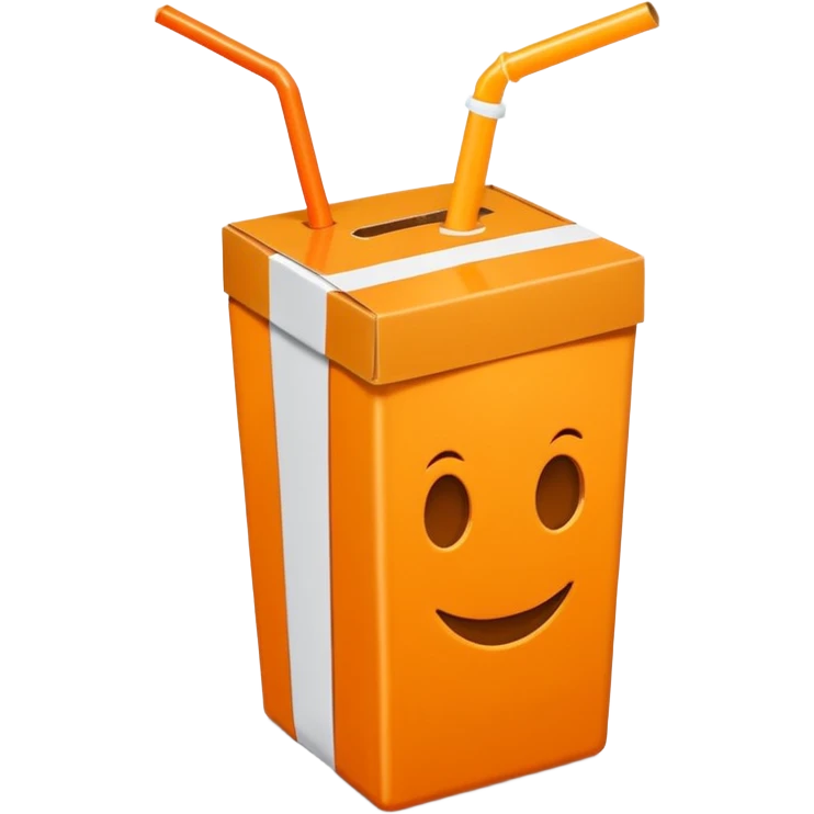 orange juice box emoji