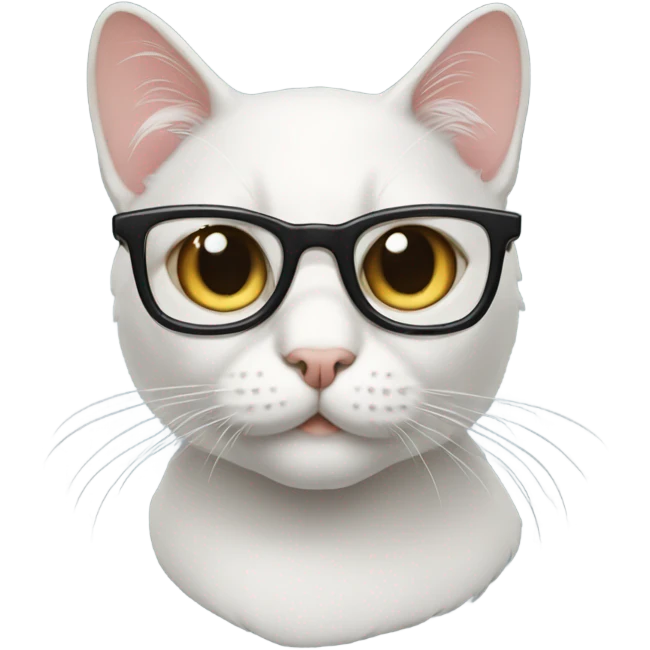 cat with black glasses emoji