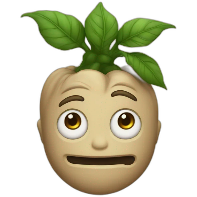 Harry Potter Mandrake emoji