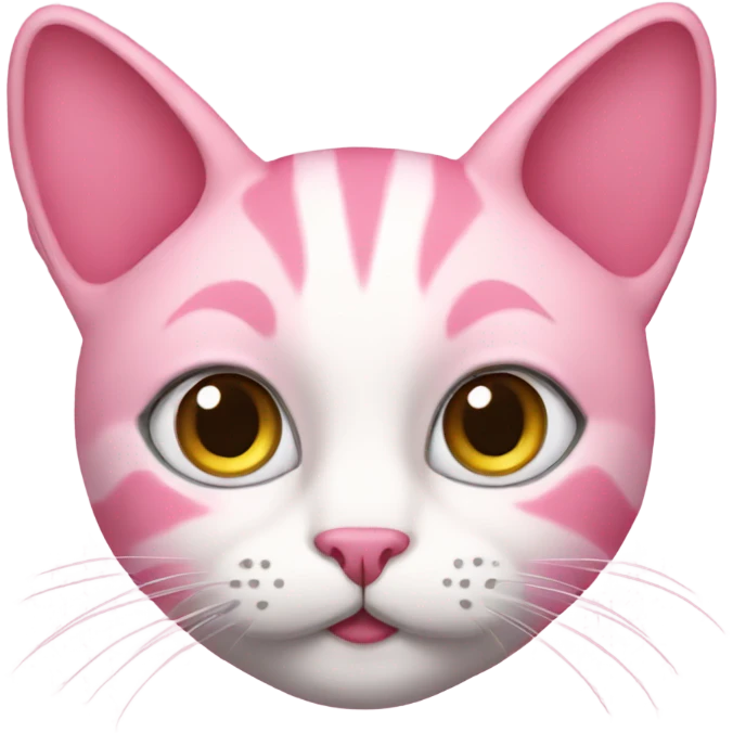 Pink cat emoji