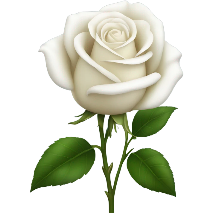 White rose  emoji