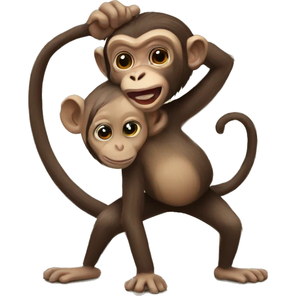 monkey with babana emoji