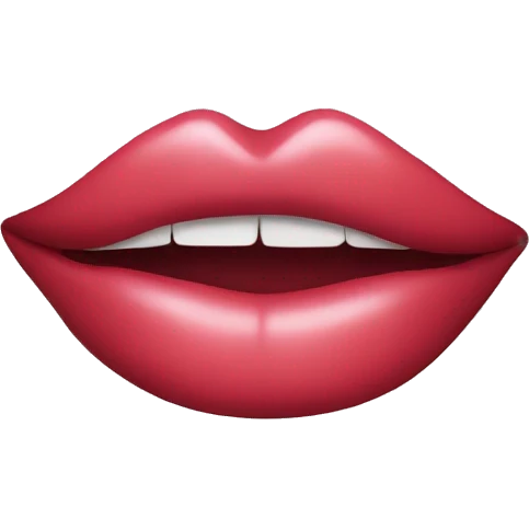 Lip emoji