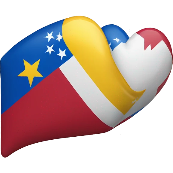 Corazón con bandera de Venezuela  emoji