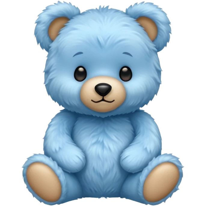 Blue bear emoji