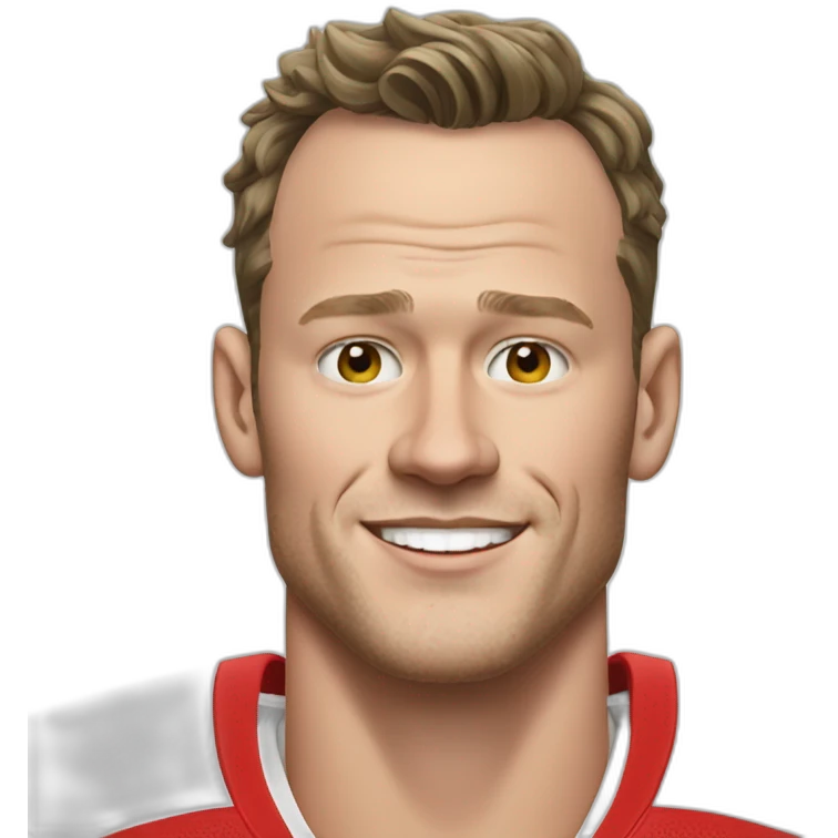 Jonathan Toews as beach bum emoji