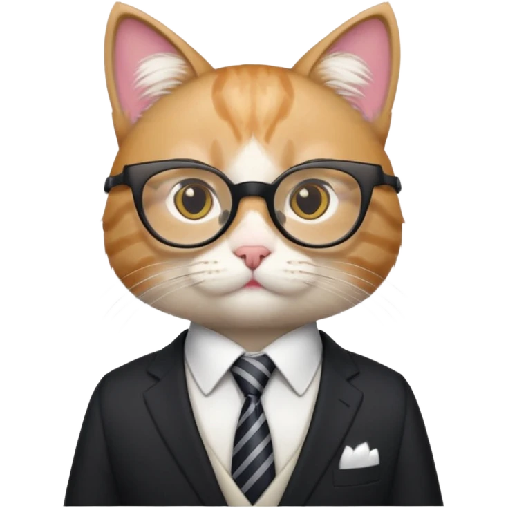 Business cat emoji