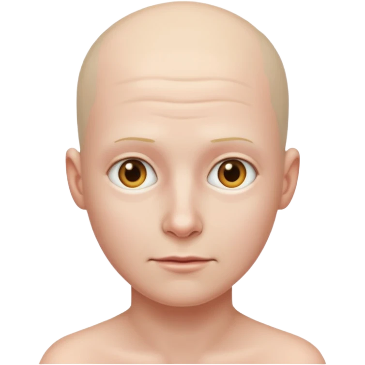 Human without hair emoji