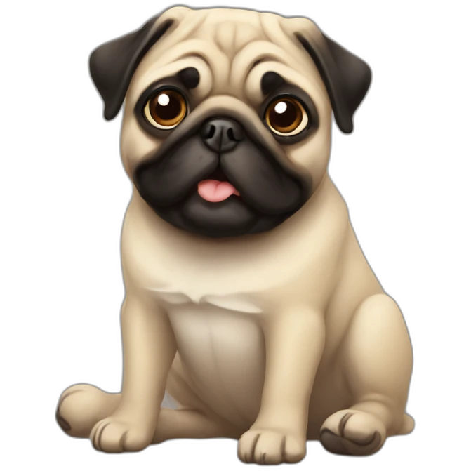 Pug emoji