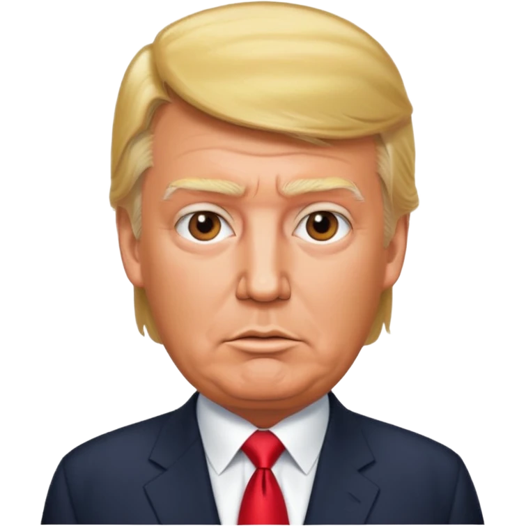 Donald Trump buscando ah Nicolás maduro emoji