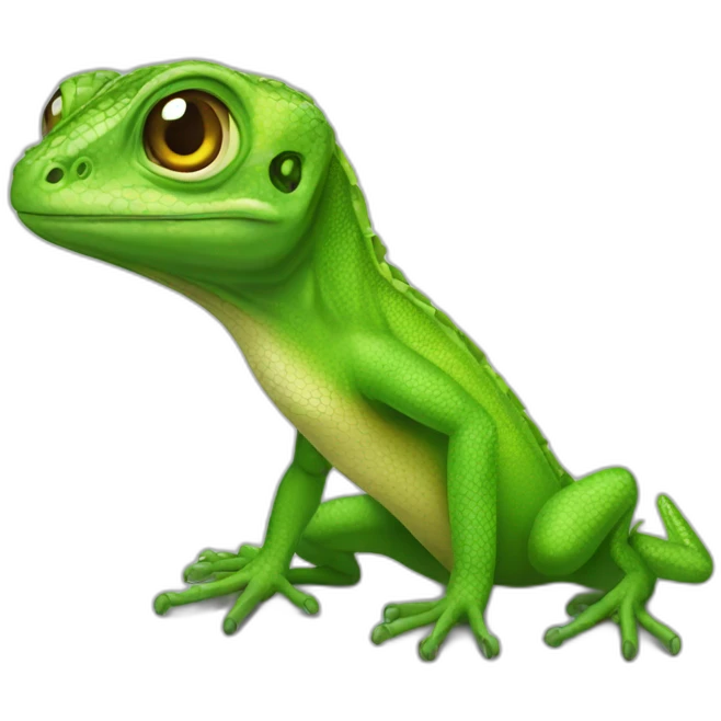 mark zuckerberg as a lizard emoji