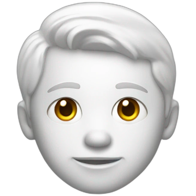 white m4 emoji