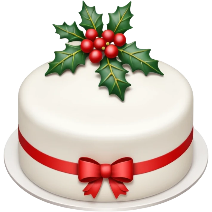 Christmas Cake emoji