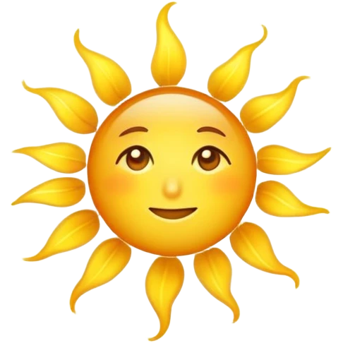 Sunbeam emoji