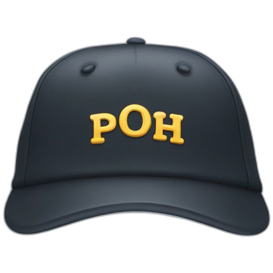 cap with PSOH written on it emoji