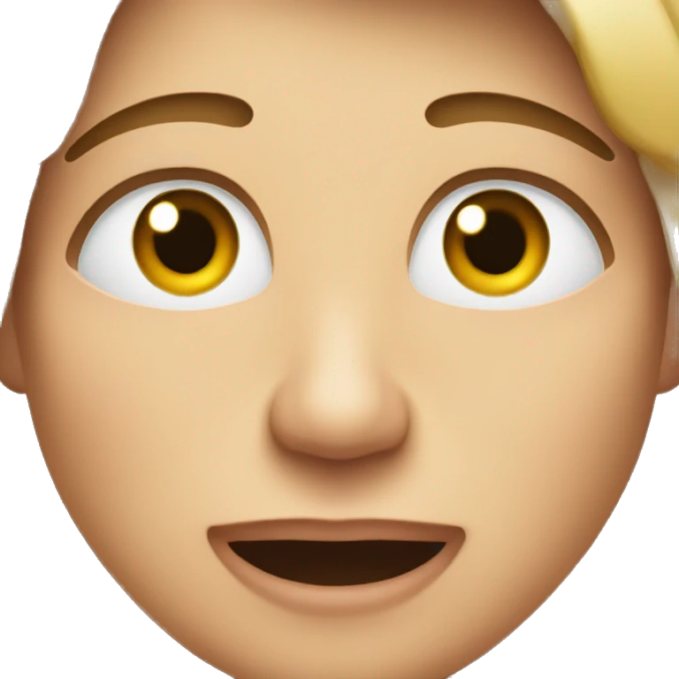 I person mewing emoji