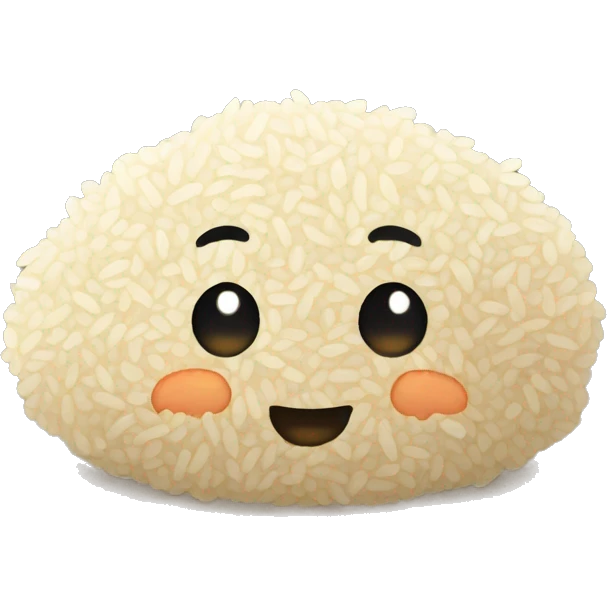 clump of rice emoji