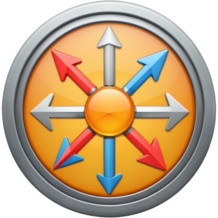 mac os icon rotation retro, gray 80s, arrows, direction circle emoji
