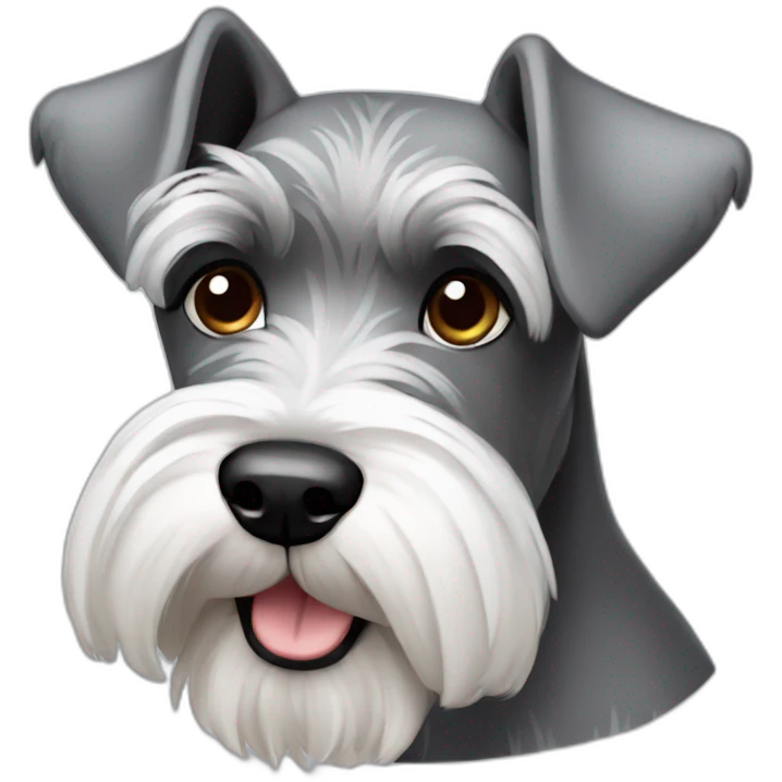 schnauzer white emoji