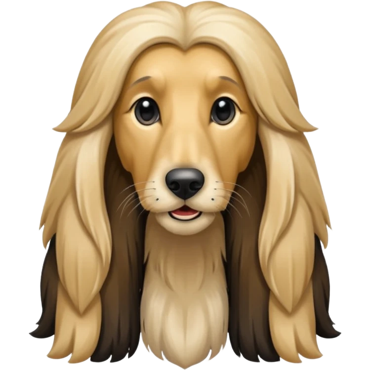 perro afgano emoji