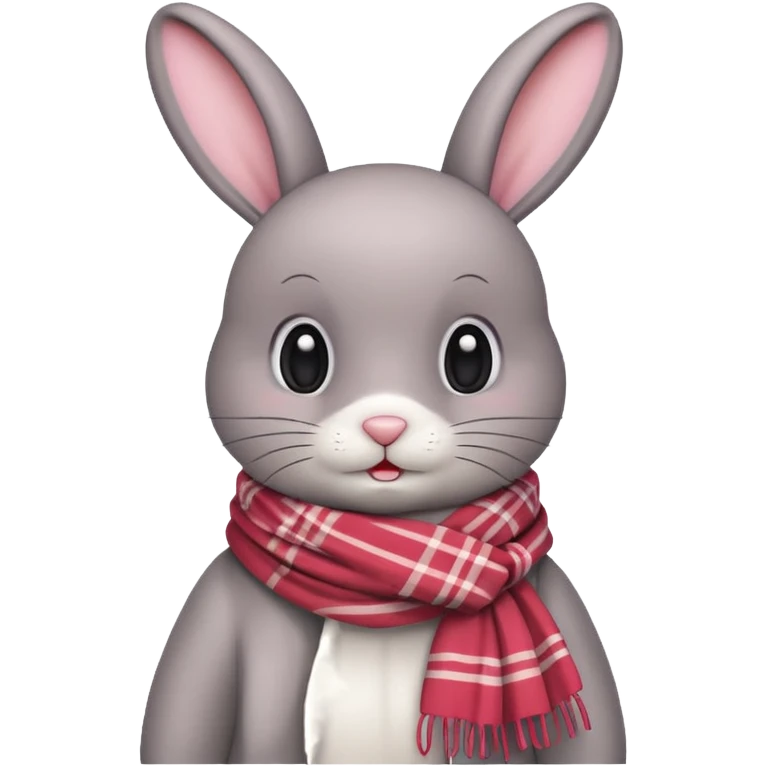bunny with scarf emoji