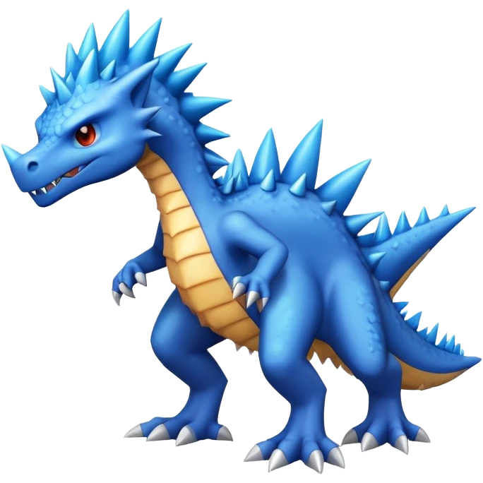 Fraxure (full body) emoji