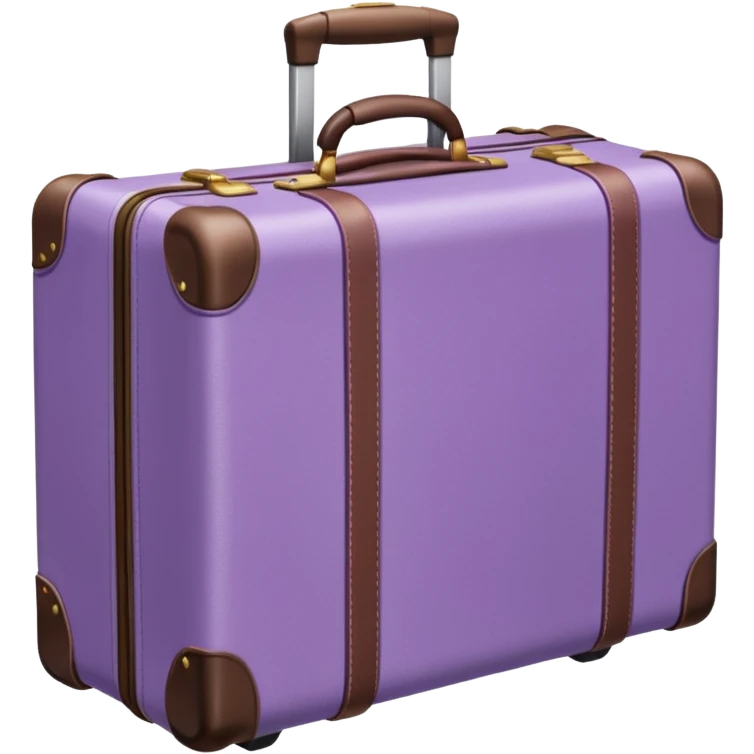 light purple luggage emoji