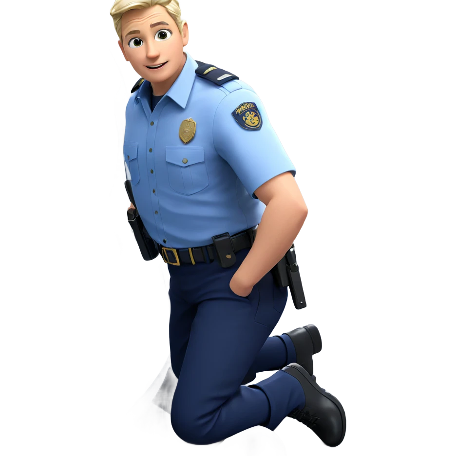 boy in police uniform emoji