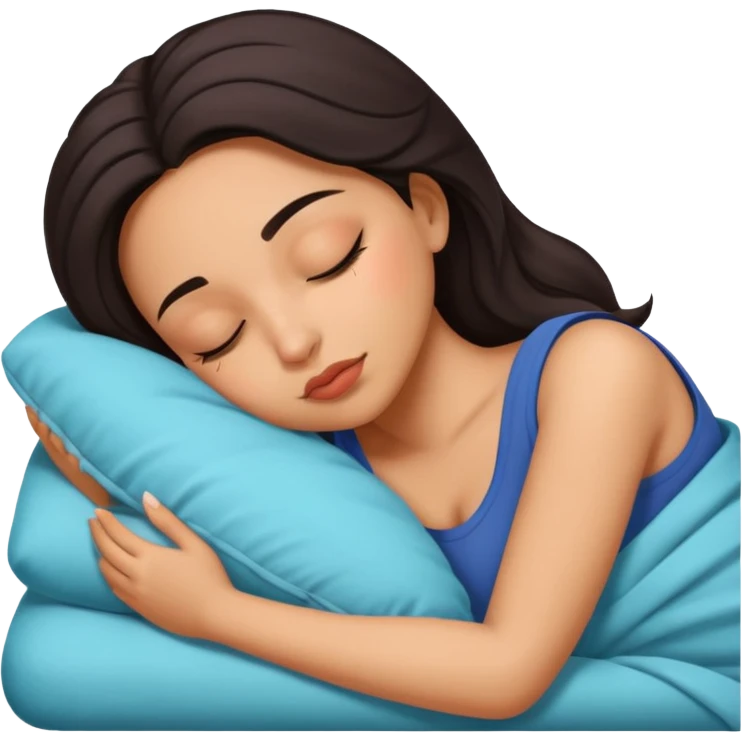 Latina baddie sleeping emoji