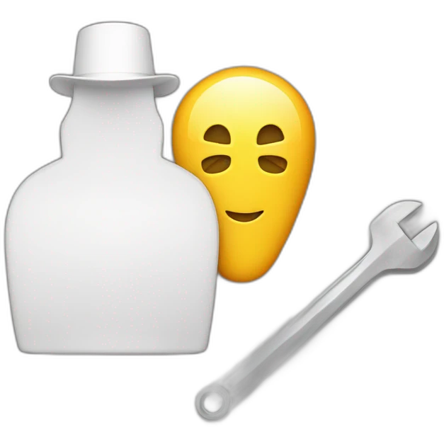 wrench and croupier emoji