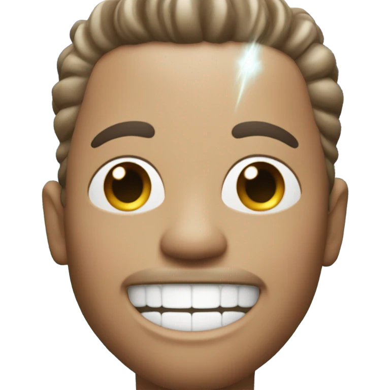 Memoji blowing sparkles emoji