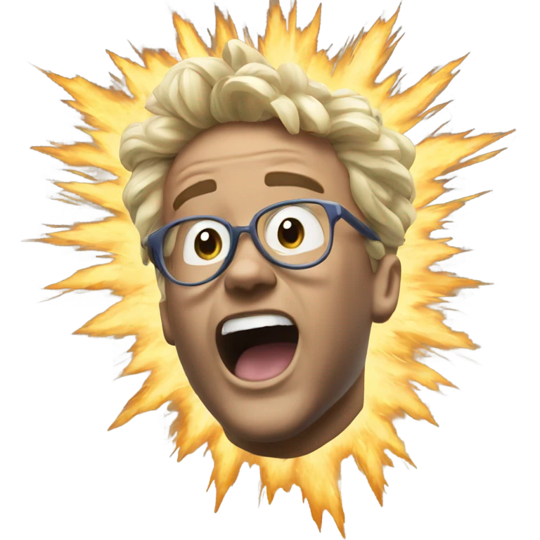 Exploding 2024 emoji
