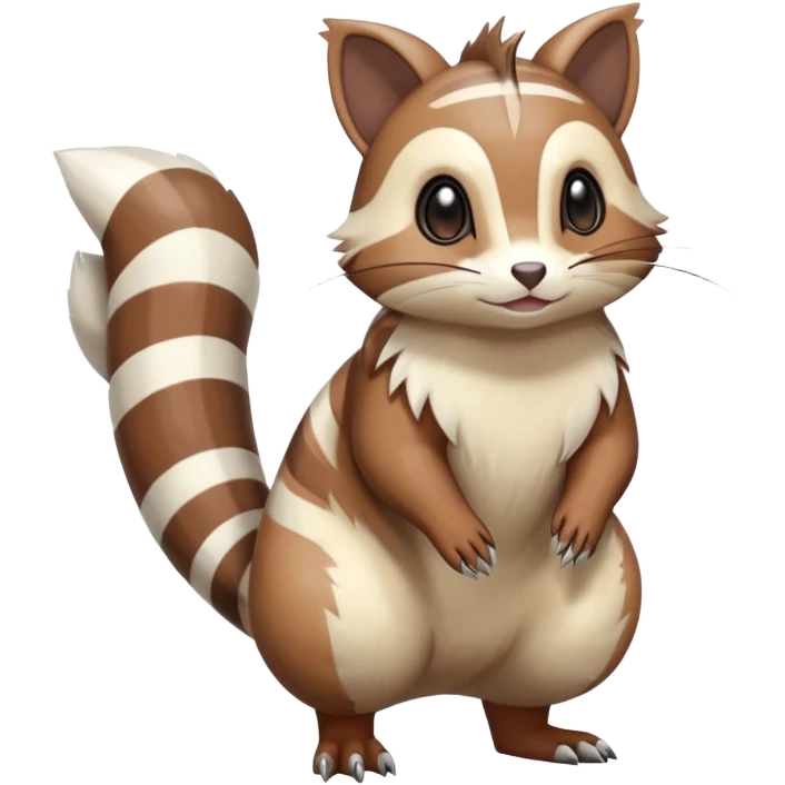 Furret-Linoone-Hybrid (Full body) emoji
