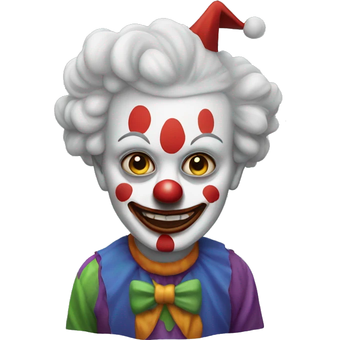 clown with a bat emoji